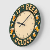It's Beer O'clock Fun Wall Grote Klok (Hoek)