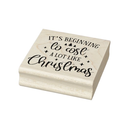It's beginning to cost alot like Christmas Rubberstempel (Stempel)
