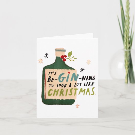 It's Beginning To Look A Lot Like Tails Funny Chri Kaart (Voorkant)