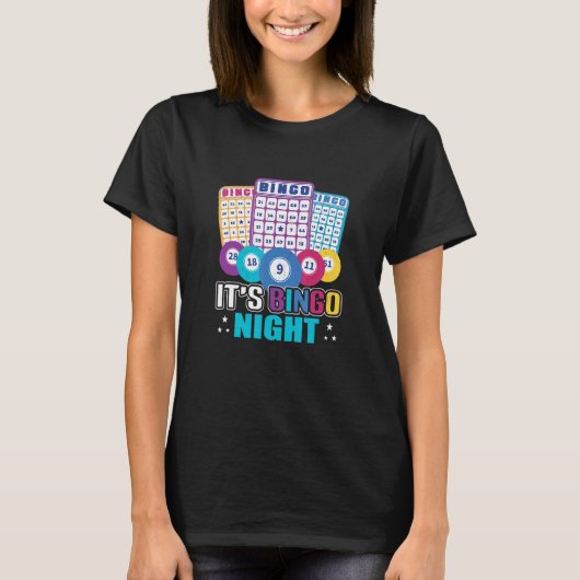 It's Bingo Night Bingo Player T-shirt (Voorkant)