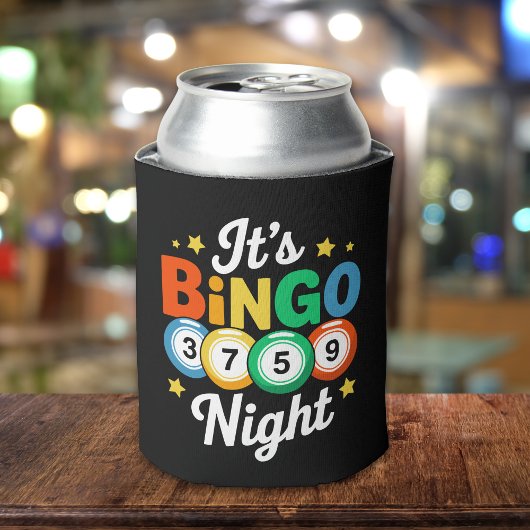 It's Bingo Night"– Colorful Bingo Balls  Blikjeskoeler