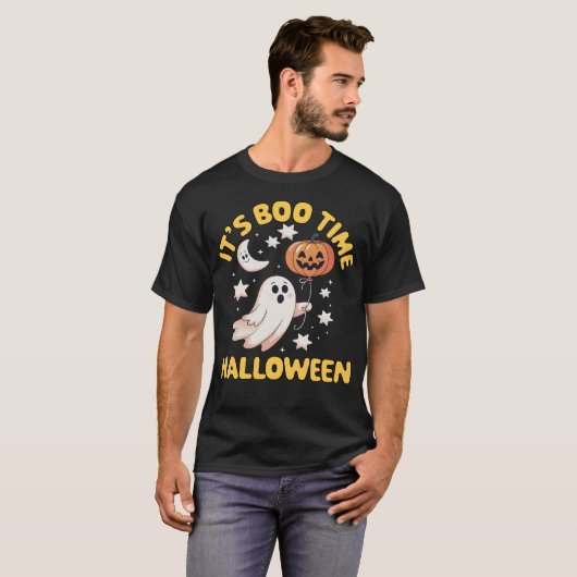 It's Boo Time Halloween T-shirt (Voorkant volledig)