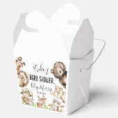 its boy Rustic Woodland Baby Shower Invite Bedankdoosjes (Geopend)