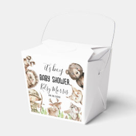 its boy Rustic Woodland Baby Shower Invite Bedankdoosjes