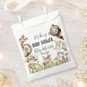 its boy Rustic Woodland Baby Shower Invite Bedankzakje (Geknipt)