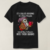 Its called reading tshirt reader reading owl lover (Design voorkant)