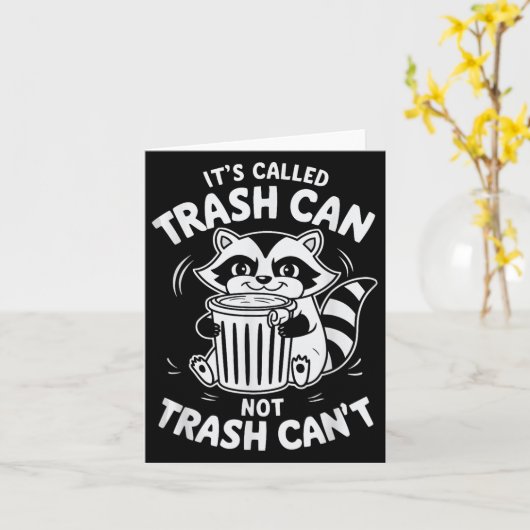 It's Called Trash Can Not Trash Can't Kaart (Gele Bloem)