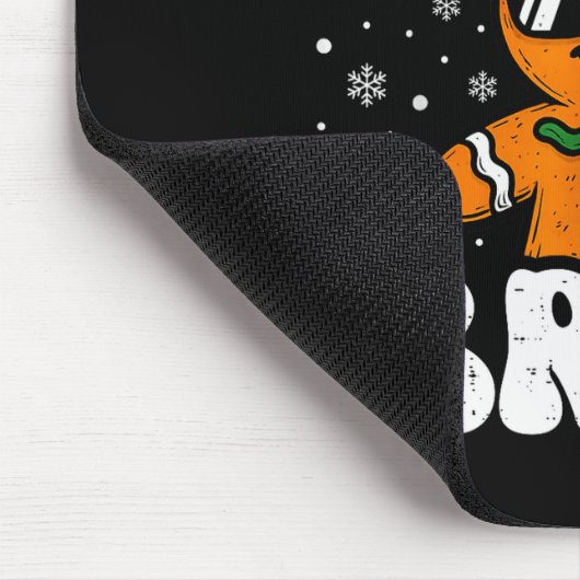 It's Christmas Bruh Meme Funny Gingerbread Xmas Te Muismat (Hoek)