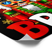 It's Christmas Bruh Nutcracker Boys Kids Xmas Chri Poster (Hoek)