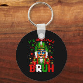 It's Christmas Bruh Nutcracker Boys Kids Xmas Chri Sleutelhanger (Voorkant)