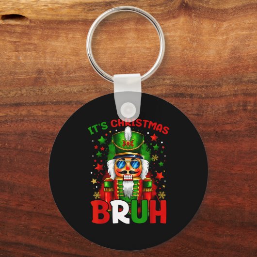It's Christmas Bruh Nutcracker Boys Kids Xmas Chri Sleutelhanger (Voorkant)