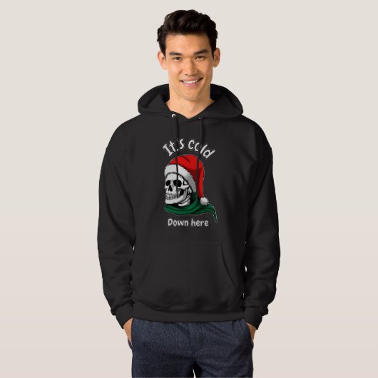It's cold down here hoodie (Voorkant volledig)