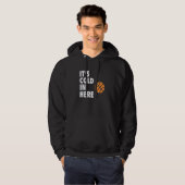 It's Cold in Here Hoop B-ball Design Hoodie (Voorkant volledig)