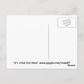 It's Cold Out Here Postcard Briefkaart (Achterkant)