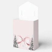 It's Cold Outside Pink Bow Baby Shower Bedankdoosjes (Geopend)