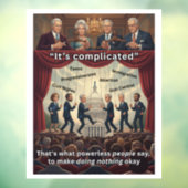 Its Complicated Raamsticker (Vel 3)