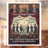 Its Complicated Raamsticker (Vel 2)