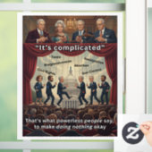 Its Complicated Raamsticker (Huis)