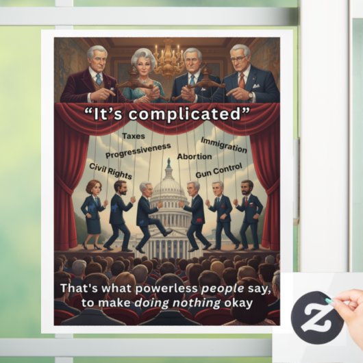 Its Complicated Raamsticker (Huis)