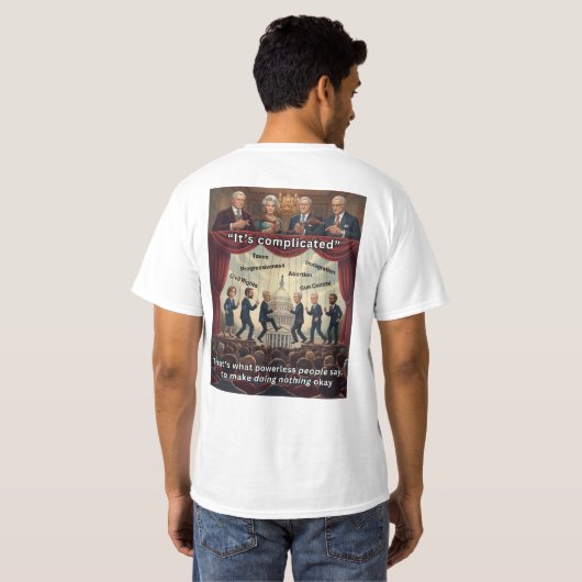 Its Complicated T-shirt (Achterkant volledig)