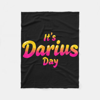 It's Darius Day Funny Meme – Celebrate Love3  Fleece Deken