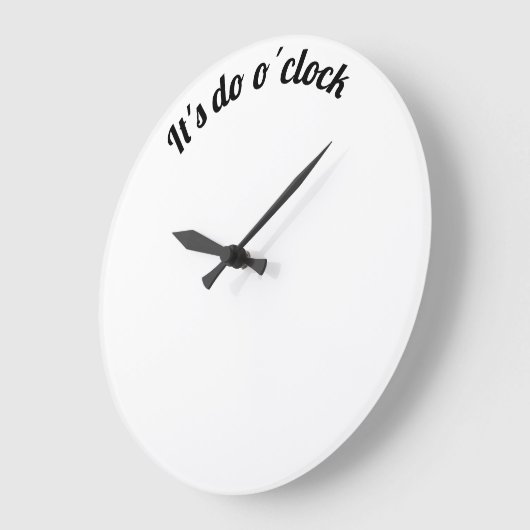 It's do o´clock grote klok (Hoek)