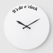 It's do o´clock grote klok (Voorkant)