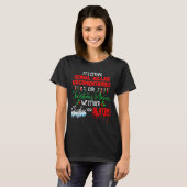It's Either Serial Killer Doentaries Or Christmas  T-shirt (Voorkant volledig)
