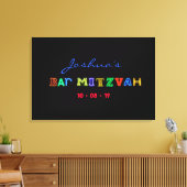 IT'S ELECTRIC Bar Mitzvah Geheugen Inlogbord Canvas Afdruk (Insitu (Woonkamer))