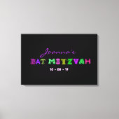 IT'S ELECTRIC Bar Mitzvah Geheugen Inlogbord Canvas Afdruk (Voorkant)