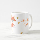 It's Fall Fox Mug Koffiemok (Voorkant rechts)