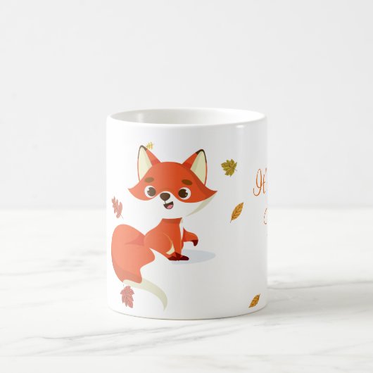 It's Fall Fox Mug Koffiemok (Center)