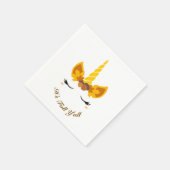 It's Fall Y'all Autumn Unicorn Paper Party Napkins Servet (Hoek)