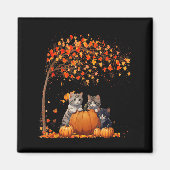 It's Fall Y'all Cat Leaf Fall Tree Hello Autumn Th Magneet (Voorkant)