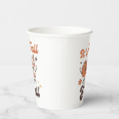 It's Fall Y'all – Cute Pumpkin & PSL Fall Party Papieren Bekers (Rechts)