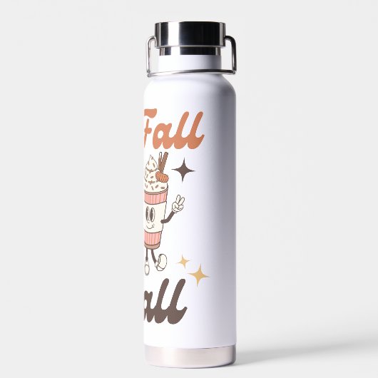 It's Fall Y'all– Cute Pumpkin Spice Waterfles (Achterkant)