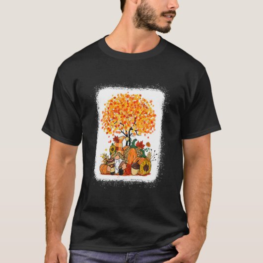 It'S Fall Y'All Gnomes Pumpkin Autumn Tree Fall Le T-shirt (Voorkant)