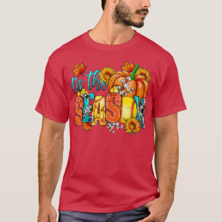 It's Fall Y'all Loves Fall Pumpkin Sunflower Tis T T-shirt