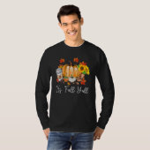 It's Fall Yall Pumpkin Leopard Halloween Autumn Th T-shirt (Voorkant volledig)