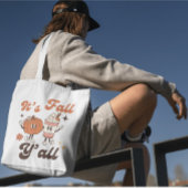 It's Fall Y'all Pumpkin Spice Latte Tote Bag