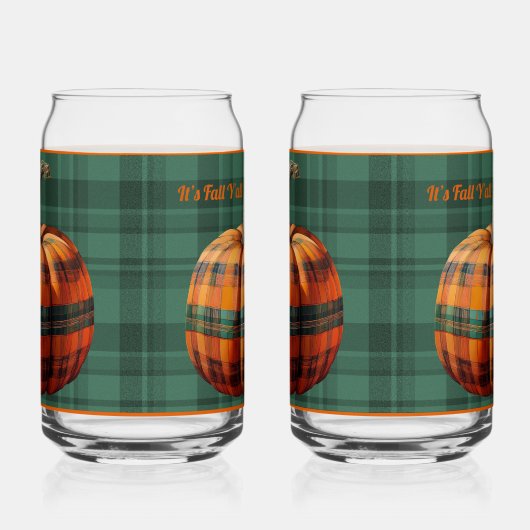 It's Fall Y'all Soda Glass Blikvorm Glas (Rechts)