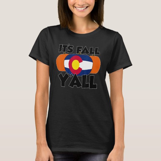 It's Fall Y'all Thanksgiving Pumpkin Germany T-shirt (Voorkant)