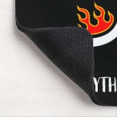 It's Fine Everything Is Fine Funny Stickman On Fir Muismat (Hoek)