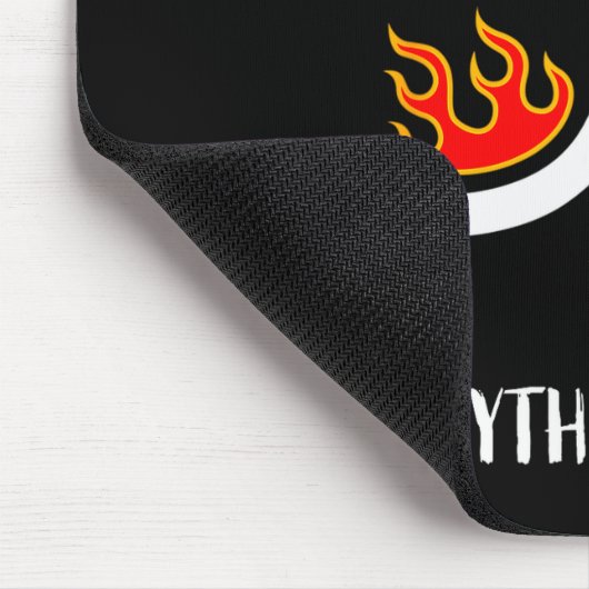 It's Fine Everything Is Fine Funny Stickman On Fir Muismat (Hoek)