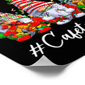 It's Fine I'm Fine Everything Cafeteria Crew Gnome Poster (Hoek)