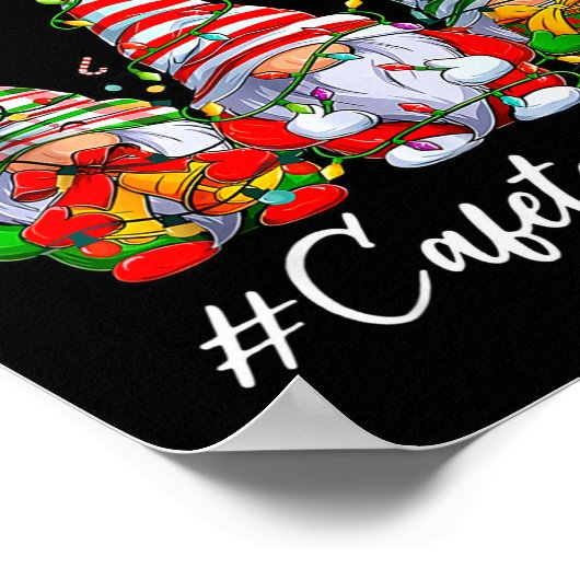 It's Fine I'm Fine Everything Cafeteria Crew Gnome Poster (Hoek)