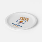 It's Game Time Any Age Birthday Papieren Bordje (Gekanteld)