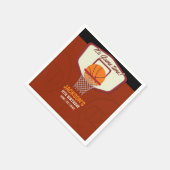 It's Game time! Basketball theme Birthday Kids Servet (Hoek)