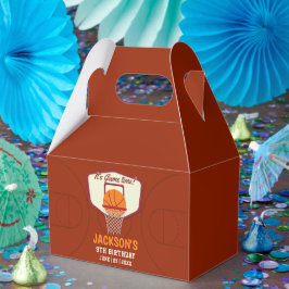 It's Game time! Fun Basketball theme Birthday Kids Bedankdoosjes