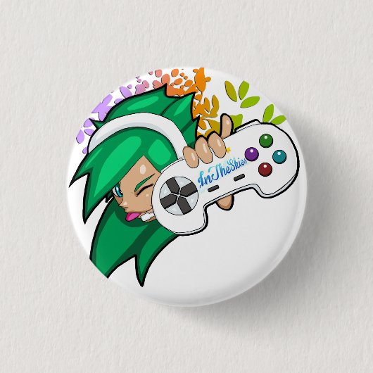 ITS GamerGirl Small Button (Voorkant)